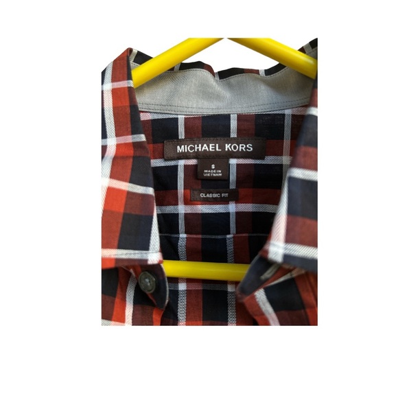 Red Black and White Michael Kohr’s S size classic fit long sleeve shirt - Picture 4 of 6